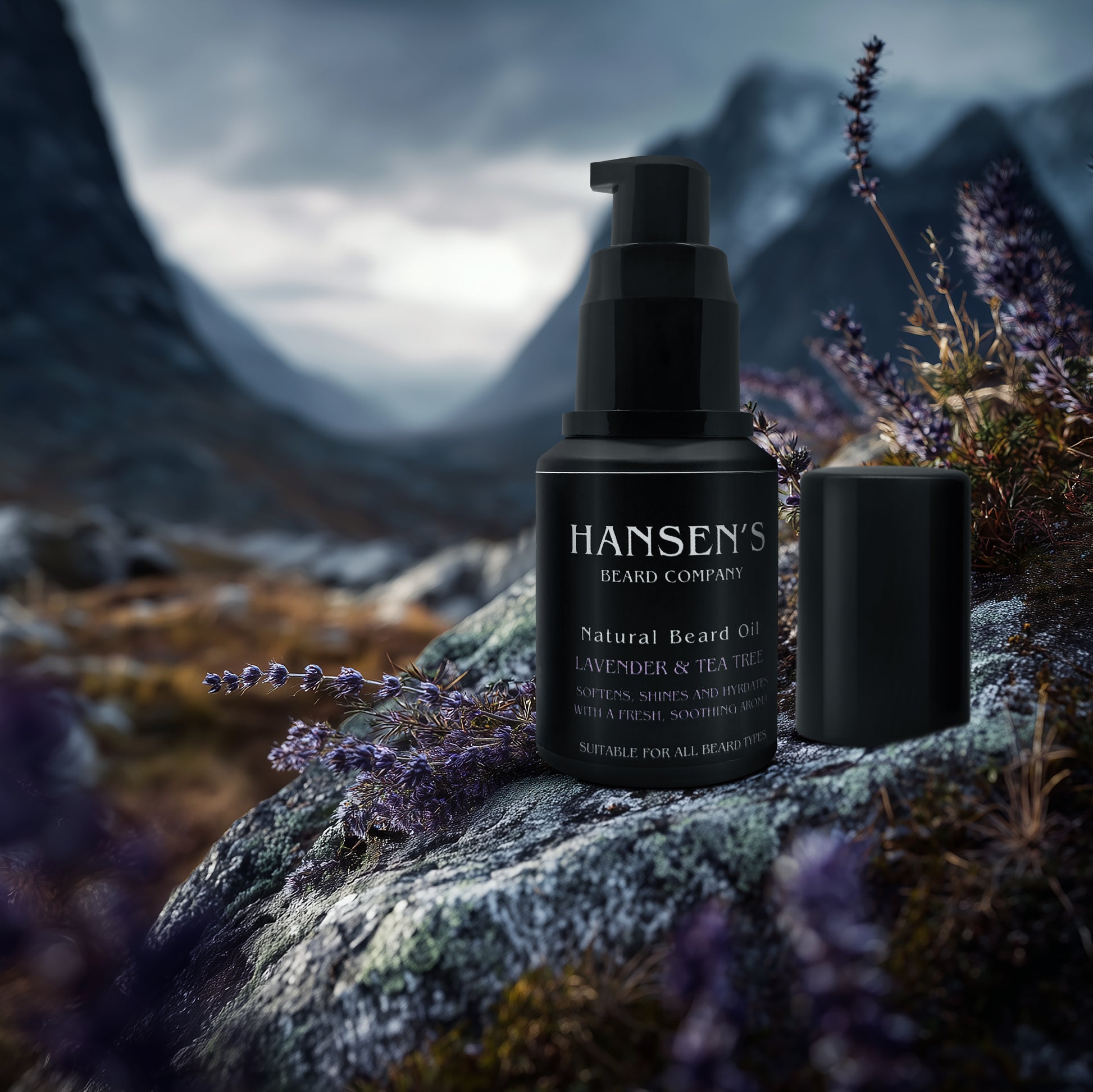 tea tree oil and lavender oil for facial hair Lavender & Tea Tree Beard Oil – Hansens Beard Company